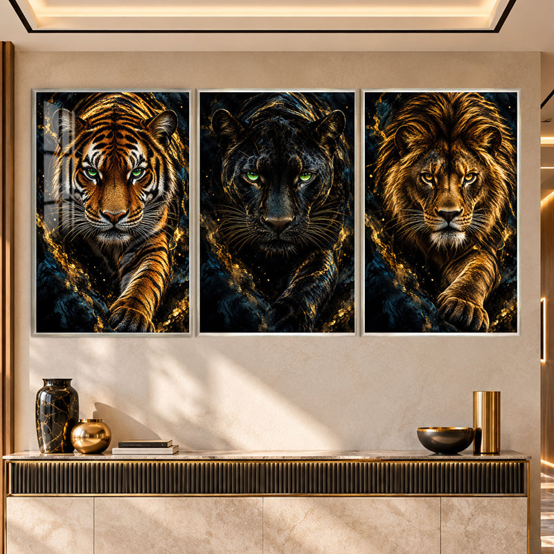 Majestic Big Cat II with silver frame