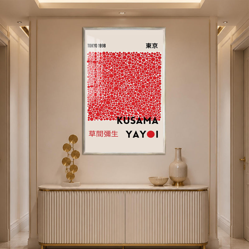 Tokyo Red Dots with silver frame