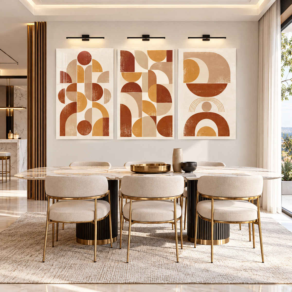 Earthy Geometric lifestyle view