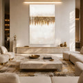 Artronauts Glass Print Gilded Horizon Glass Wall Art