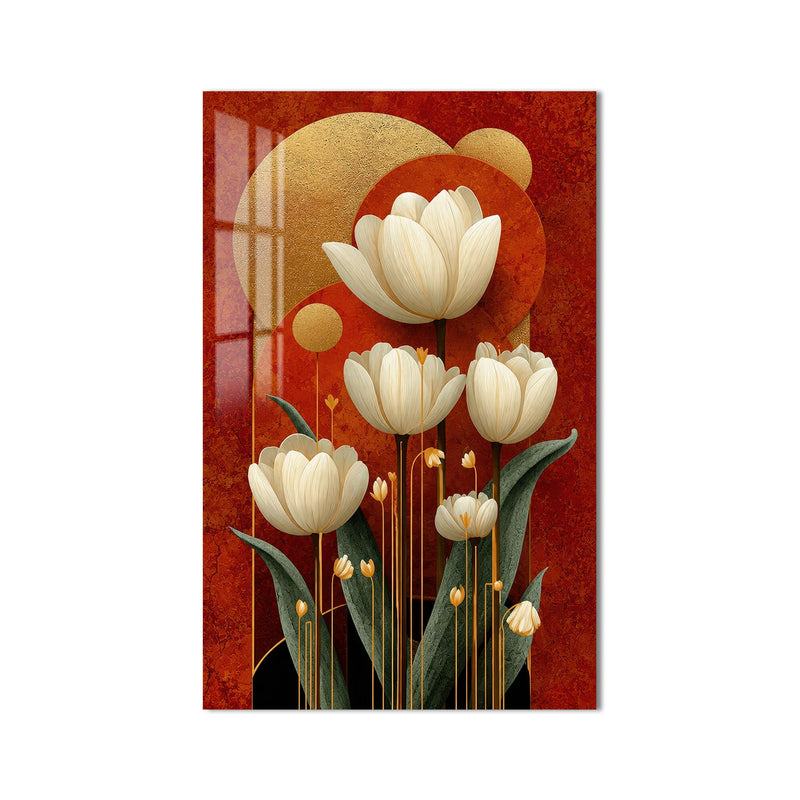 Golden Ivory Blooms product shot on white background