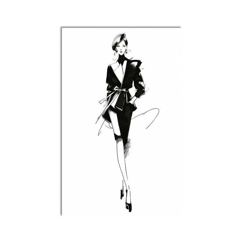 Monochrome Fashion Muse product shot on white background