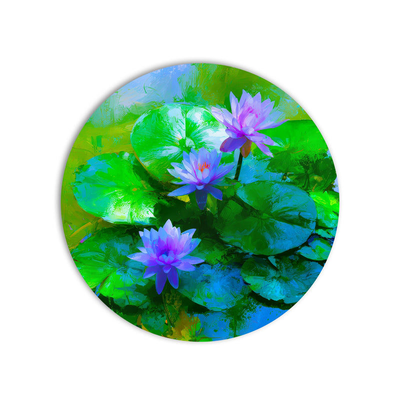 Vibrant Lotus Pond product shot on white background