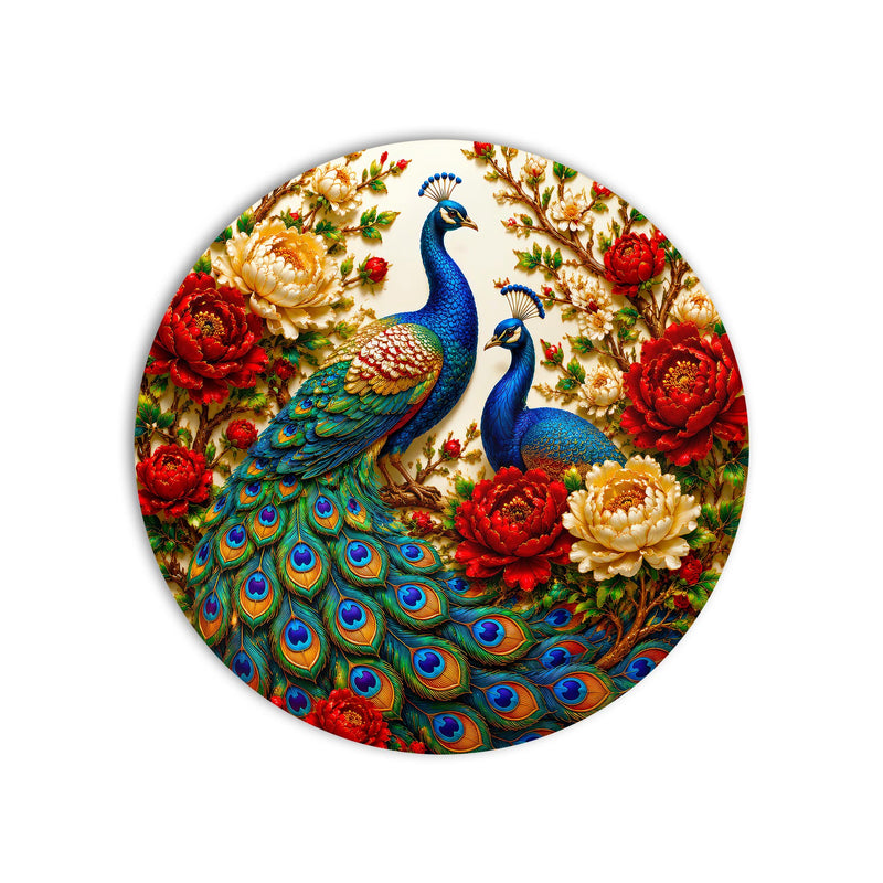 Peacocks In Bloom product shot on white background