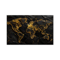 Golden World Map product shot on white background