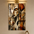 Artronauts Glass Print Geometric Saxophone Player Glass Wall Art