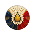 Sacred Flame Mandala product shot on white background