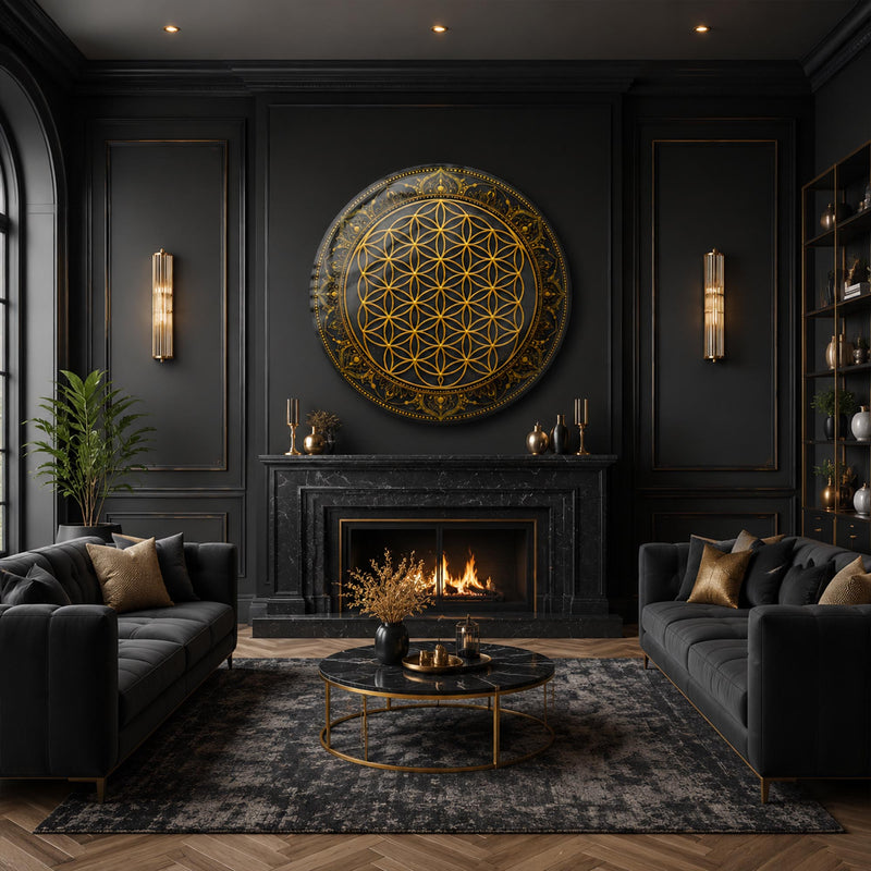 Golden Flower of Life lifestyle view