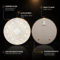 Gothic Cross And Dove Roundel — tempered glass, ultra HD print, ready to hang