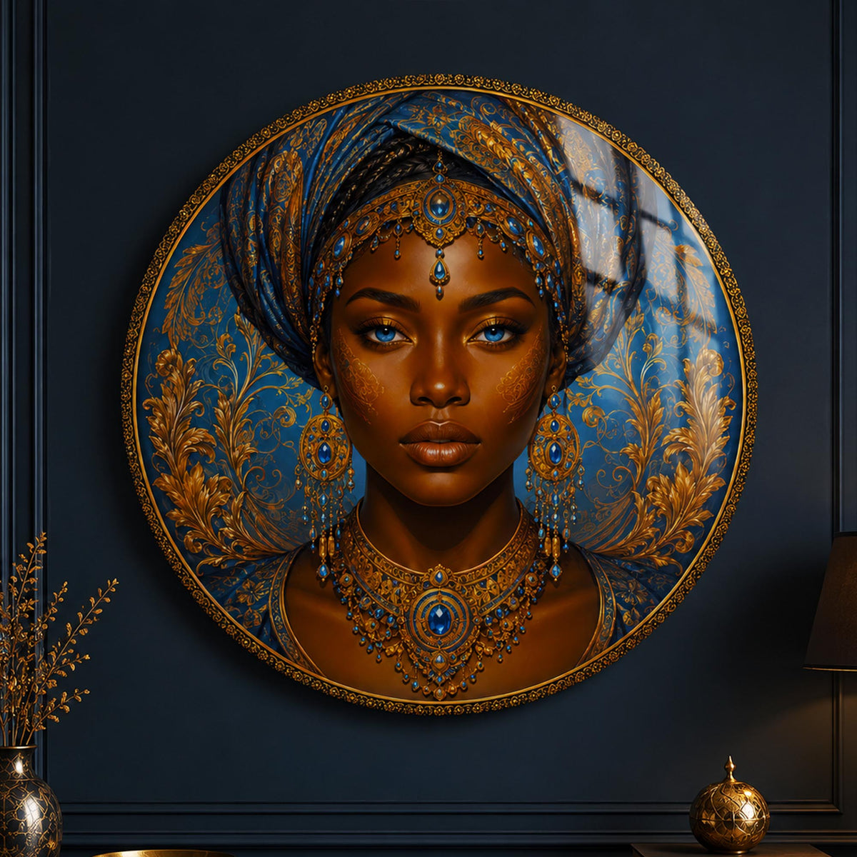 Sapphire Queen in a modern room