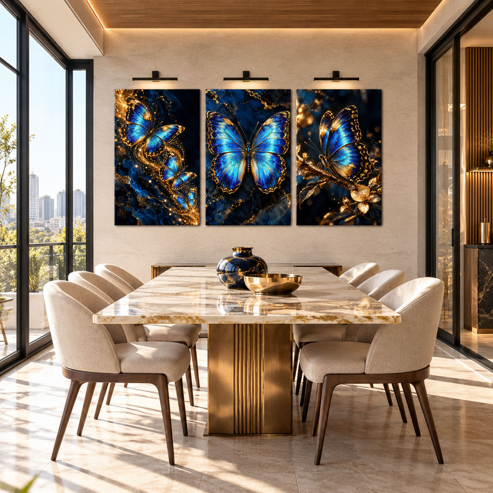 Blue Gold Butterfly lifestyle view