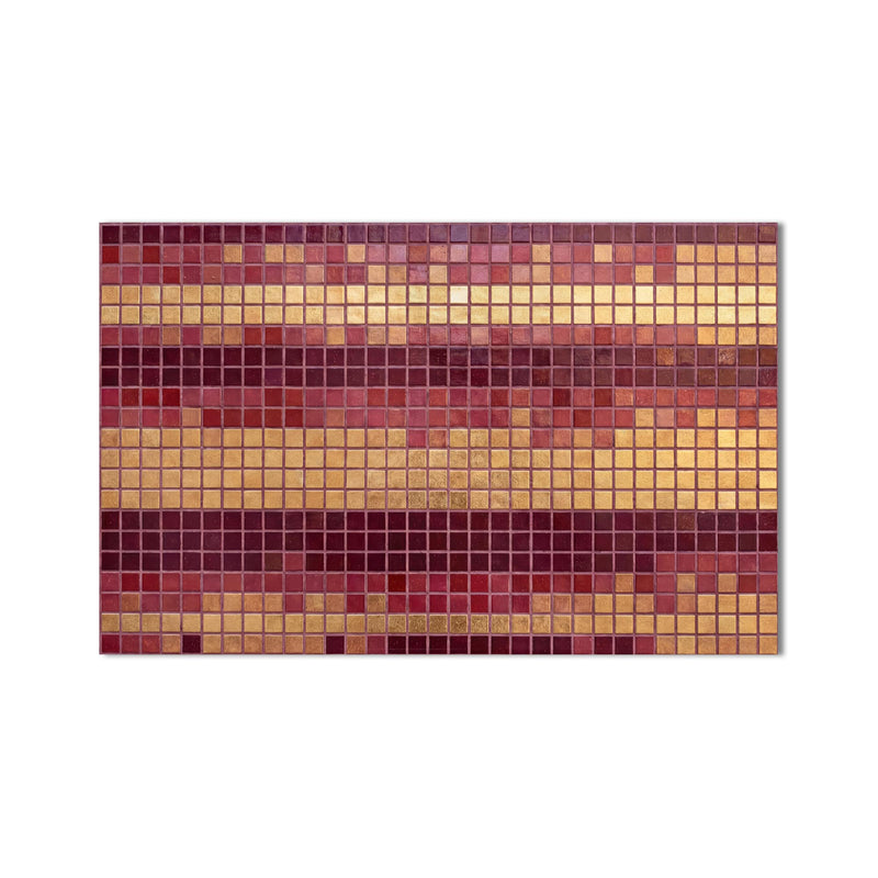 Crimson Mosaic Rhythm product shot on white background