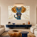 Mosaic Elephant Portrait lifestyle view