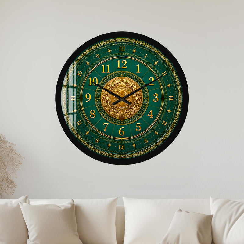 Emerald Gilded Dial with black frame