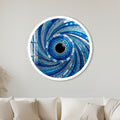 Mirrored Mosaic Vortex with white frame