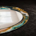 Gilded Teal Agate lifestyle view
