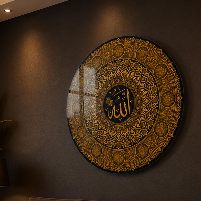 Golden Allah Mandala lifestyle view