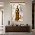 Golden Big Ben with gold frame