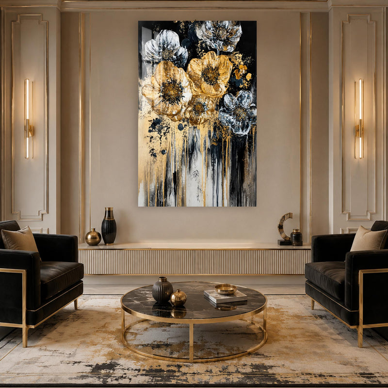 Gilded Midnight Flowers lifestyle view