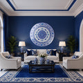 Ottoman Blue Medallion lifestyle view