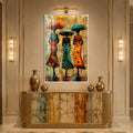 Rainy Day Elegance with white frame