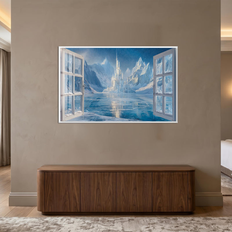 Frozen Kingdom with white frame