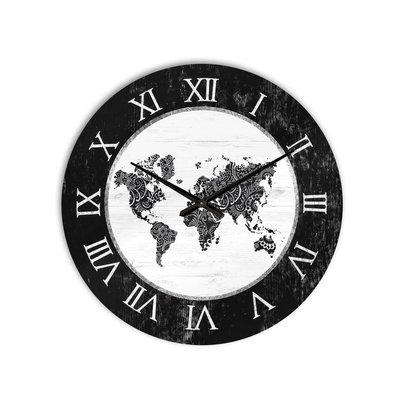 Vintage World Map lifestyle view
