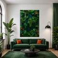 Botanical World Map lifestyle view