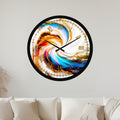 Golden Colour Vortex with black frame
