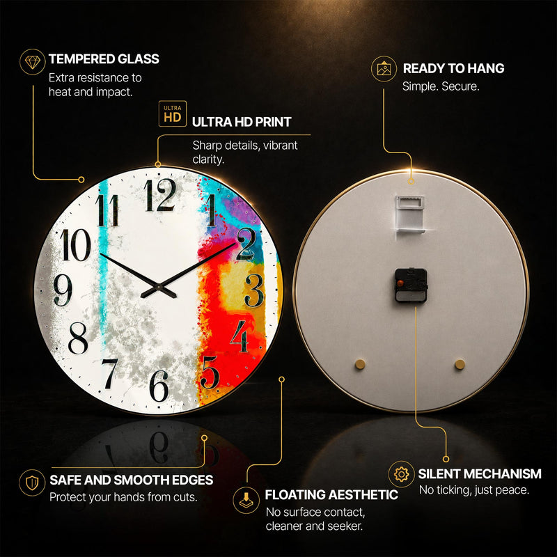 Colour Splash — tempered glass, ultra HD print, ready to hang