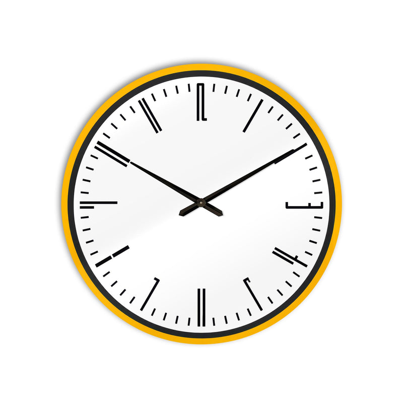 Yellow Minimalist Timepiece lifestyle view