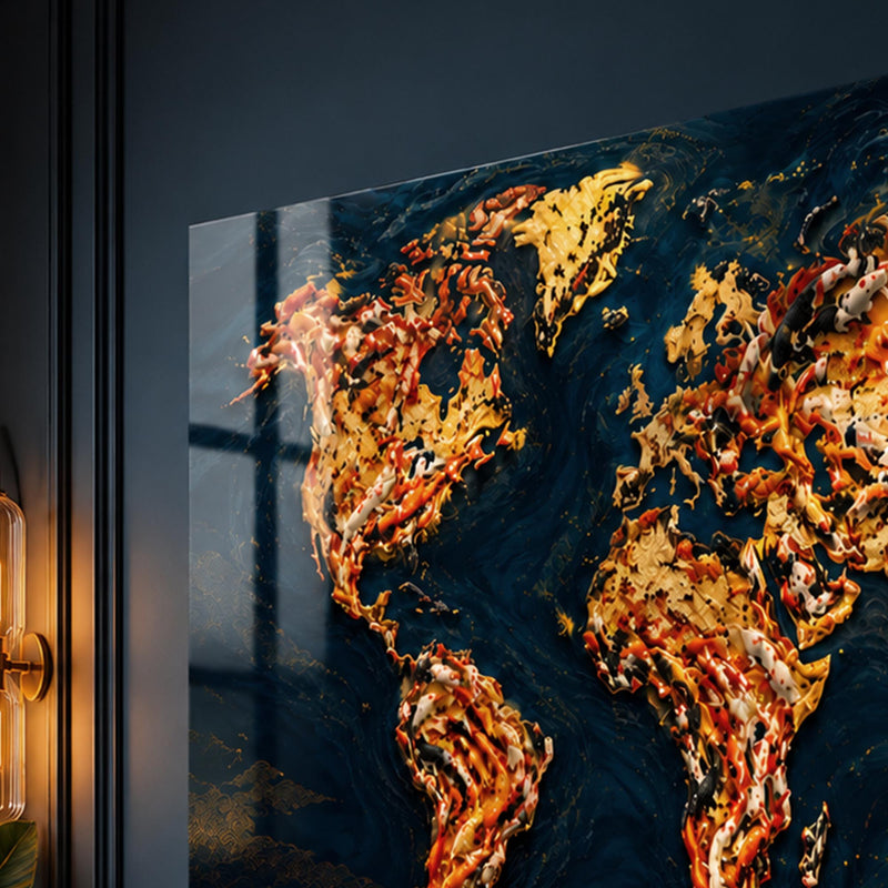 Koi World Map lifestyle view