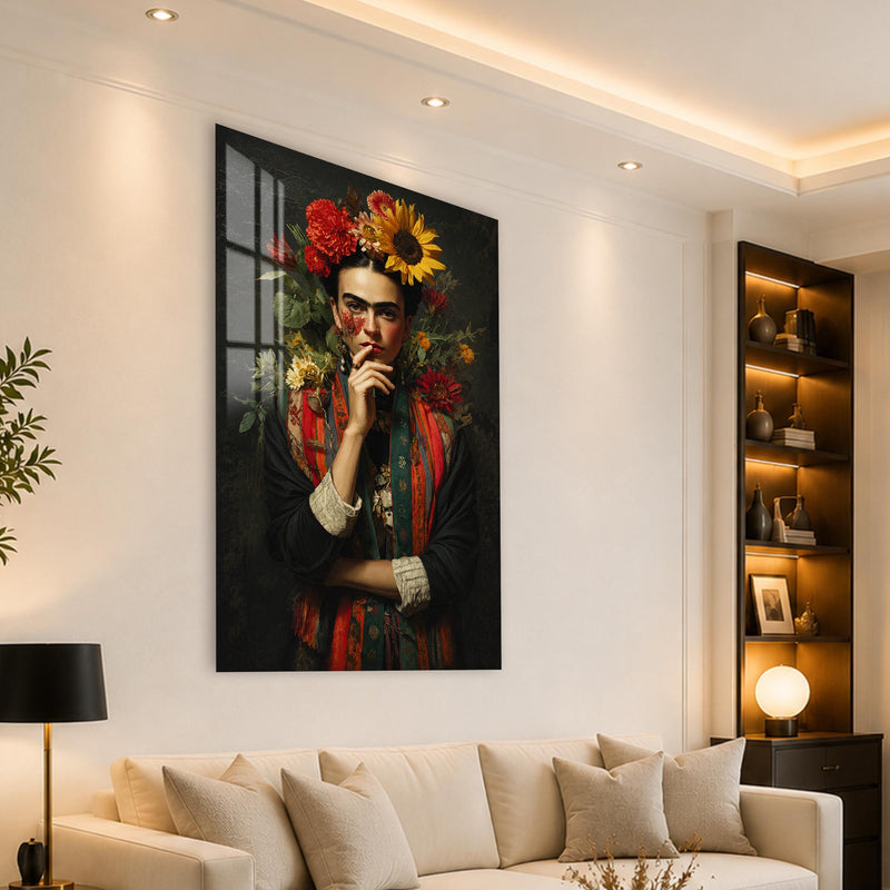 Floral Icon Portrait lifestyle view