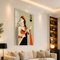 Artronauts Glass Print Queen Of Hearts Glass Wall Art