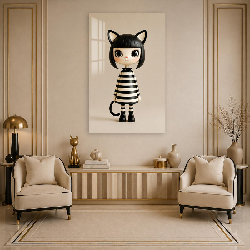 Striped Cat Girl lifestyle view