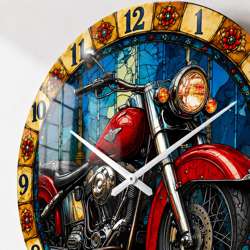 Stained Glass Motorcycle lifestyle view
