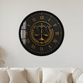 Scales Of Justice with black frame