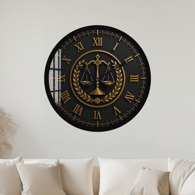 Scales Of Justice with black frame