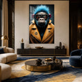 Artronauts Glass Print Cyber Gorilla Glass Wall Art