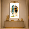 Autumn Fashion Stroll with walnut frame