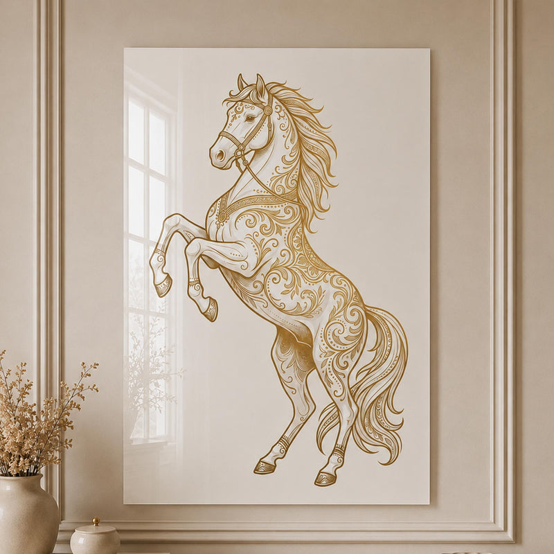 Ornate Golden Stallion lifestyle view