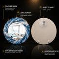 Ocean Wave Portal — tempered glass, ultra HD print, ready to hang
