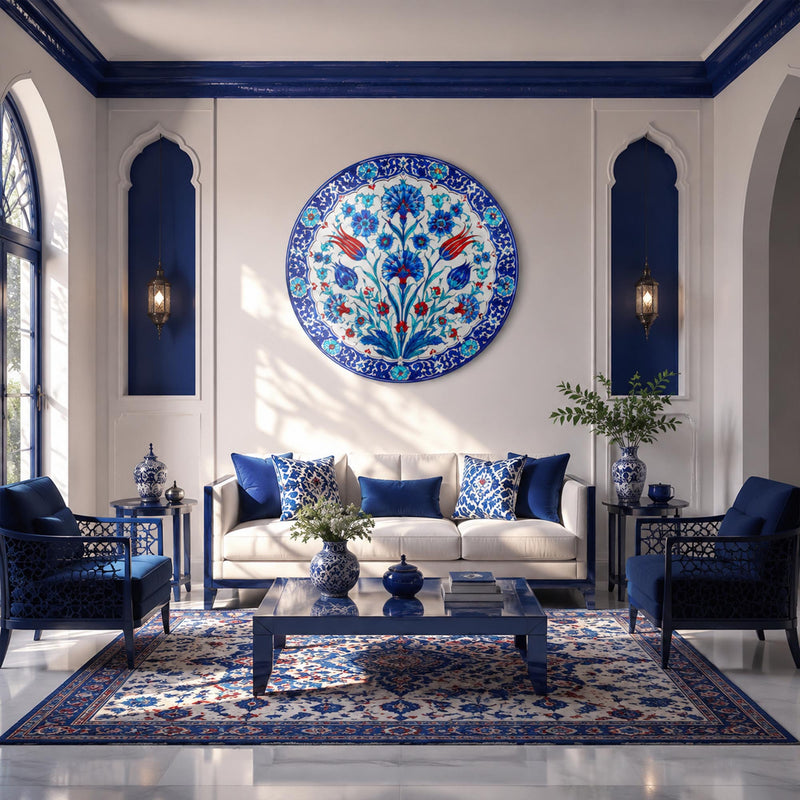 Ottoman Floral Medallion lifestyle view