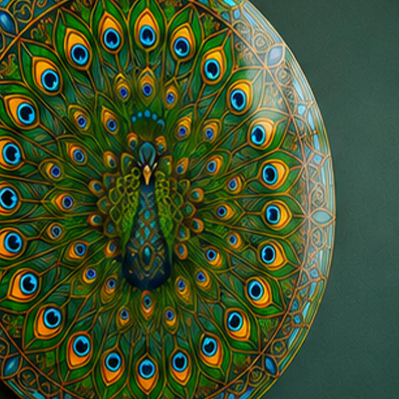 Emerald Peacock Mandala lifestyle view