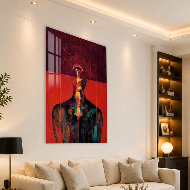 Artronauts Glass Print The Inner Eye Glass Wall Art