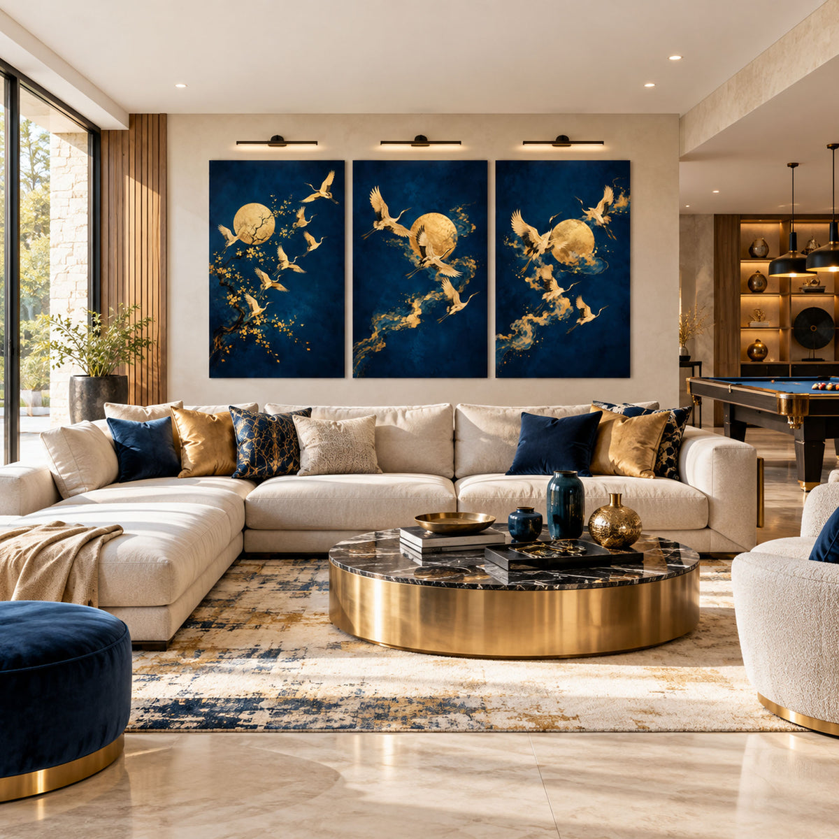 Golden Crane Moon lifestyle view