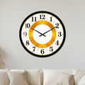 Golden Number Dial with black frame