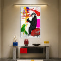 Follow Your Dreams Chimp with white frame