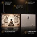 Artronauts Glass Print Buddha Beneath the Birdcages Glass Wall Art