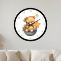 Starlit Teddy Bear with black frame